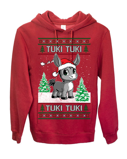 Tuki Tuki Tuki Funny Spanish Music Lyrics, Espanol Ropa Feo Sueter Navideno, Ugly Christmas Sweater Ugly Christmas Premium Side-Pocket Hoodie Sweatshirt