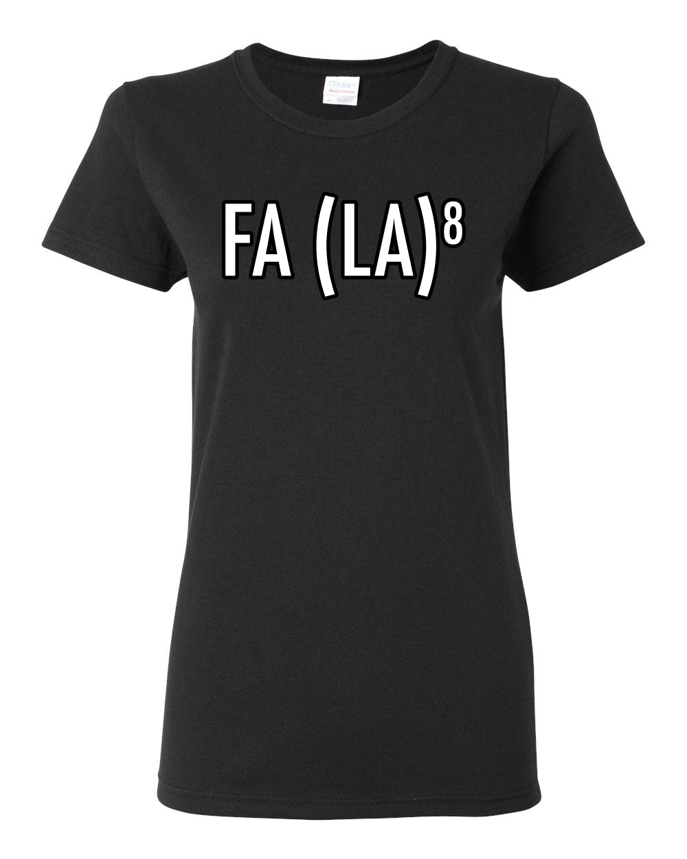 Fa La La La La Funny Scientific Notation Music Song Lyrics Deck the Halls, Science Humor Winter Holiday Ugly Christmas Womens Graphic T-Shirt