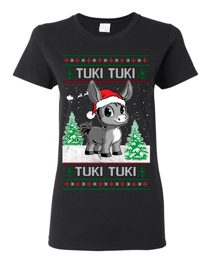 Tuki Tuki Tuki Funny Spanish Music Lyrics, Espanol Ropa Feo Sueter Navideno, Ugly Christmas Sweater Ugly Christmas Womens Graphic T-Shirt