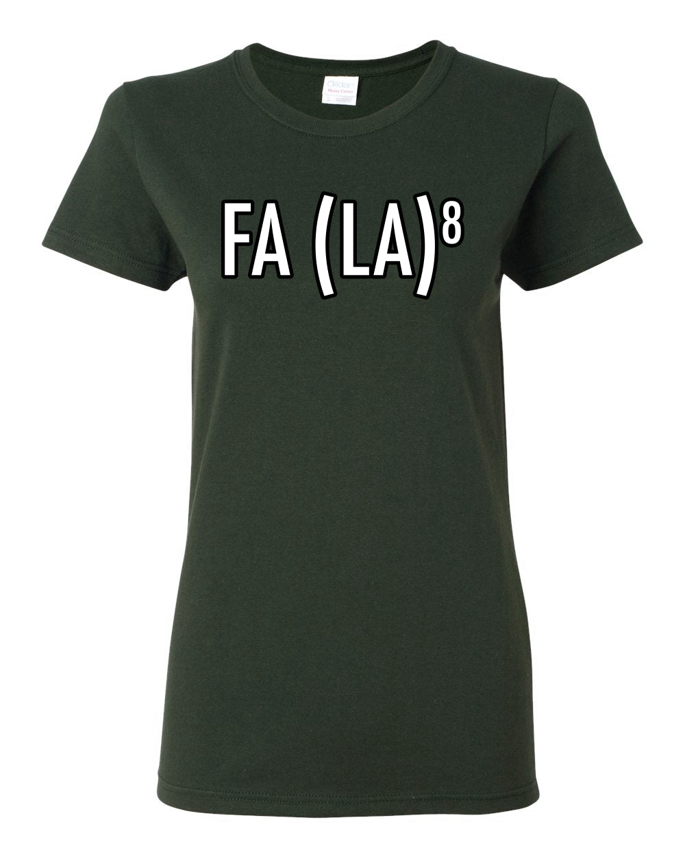 Fa La La La La Funny Scientific Notation Music Song Lyrics Deck the Halls, Science Humor Winter Holiday Ugly Christmas Womens Graphic T-Shirt