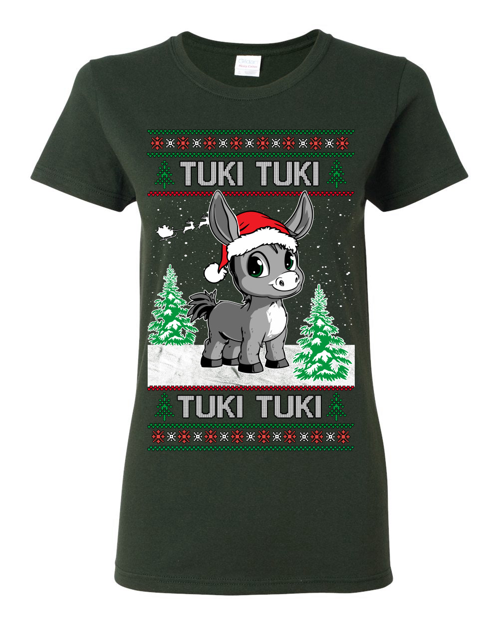 Tuki Tuki Tuki Funny Spanish Music Lyrics, Espanol Ropa Feo Sueter Navideno, Ugly Christmas Sweater Ugly Christmas Womens Graphic T-Shirt