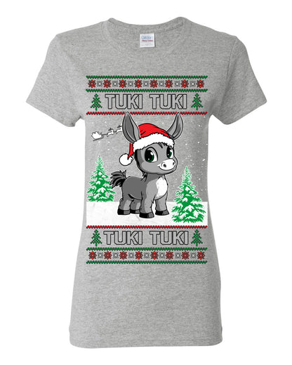 Tuki Tuki Tuki Funny Spanish Music Lyrics, Espanol Ropa Feo Sueter Navideno, Ugly Christmas Sweater Ugly Christmas Womens Graphic T-Shirt