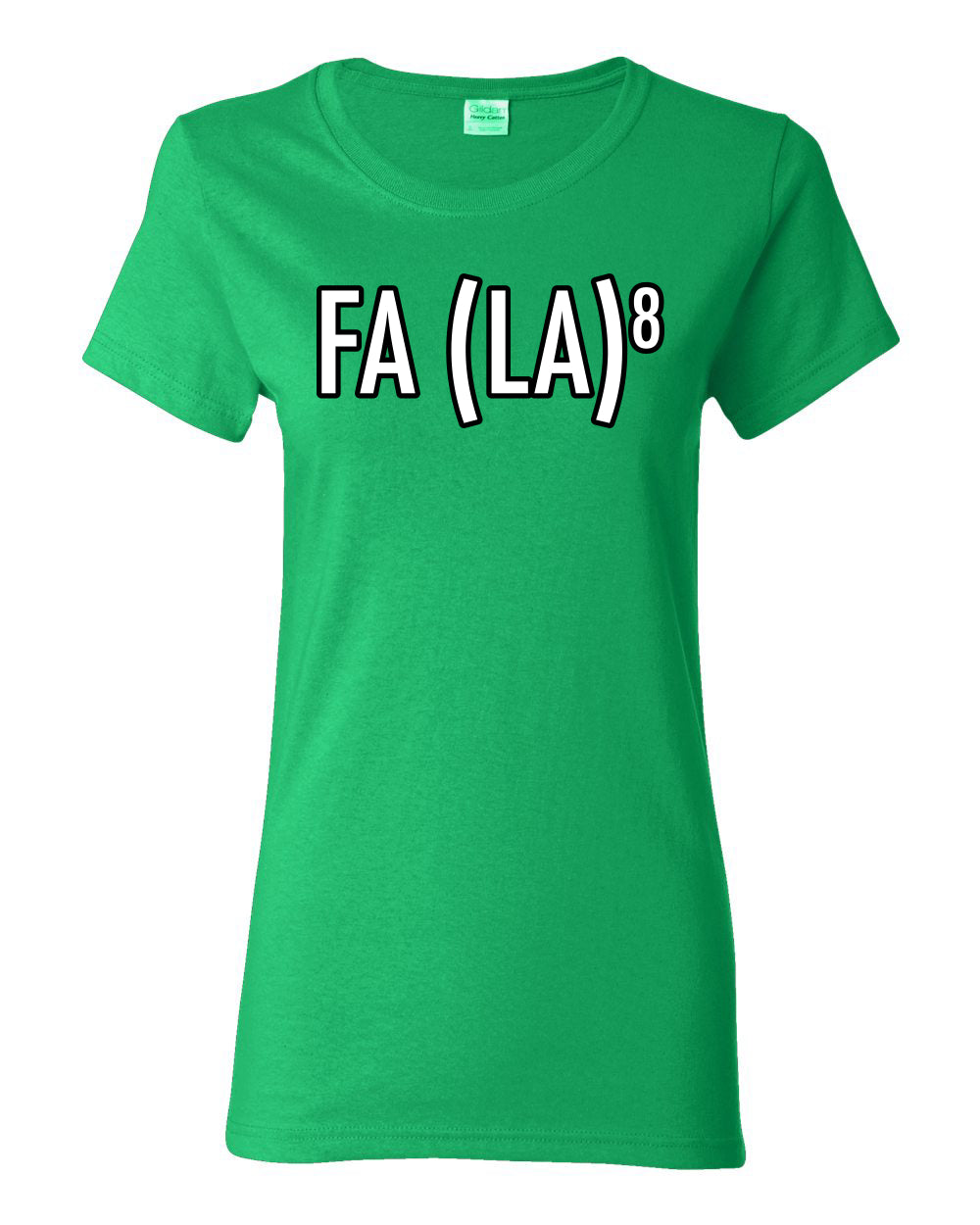 Fa La La La La Funny Scientific Notation Music Song Lyrics Deck the Halls, Science Humor Winter Holiday Ugly Christmas Womens Graphic T-Shirt