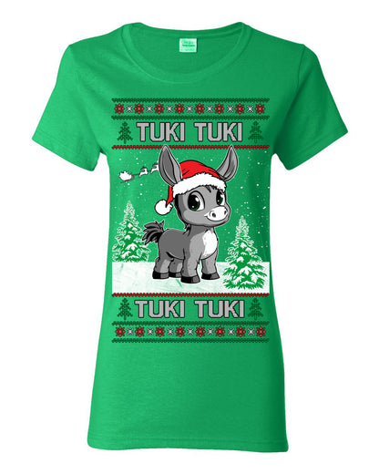 Tuki Tuki Tuki Funny Spanish Music Lyrics, Espanol Ropa Feo Sueter Navideno, Ugly Christmas Sweater Ugly Christmas Womens Graphic T-Shirt