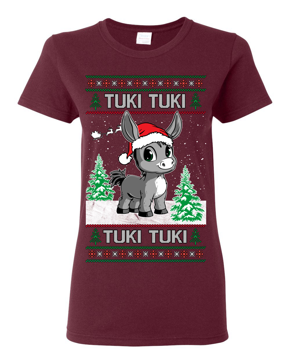 Tuki Tuki Tuki Funny Spanish Music Lyrics, Espanol Ropa Feo Sueter Navideno, Ugly Christmas Sweater Ugly Christmas Womens Graphic T-Shirt