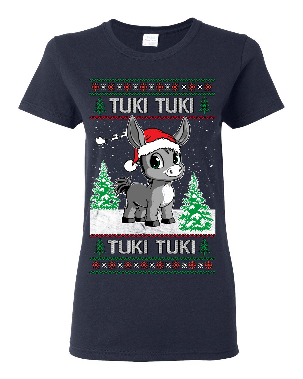 Tuki Tuki Tuki Funny Spanish Music Lyrics, Espanol Ropa Feo Sueter Navideno, Ugly Christmas Sweater Ugly Christmas Womens Graphic T-Shirt