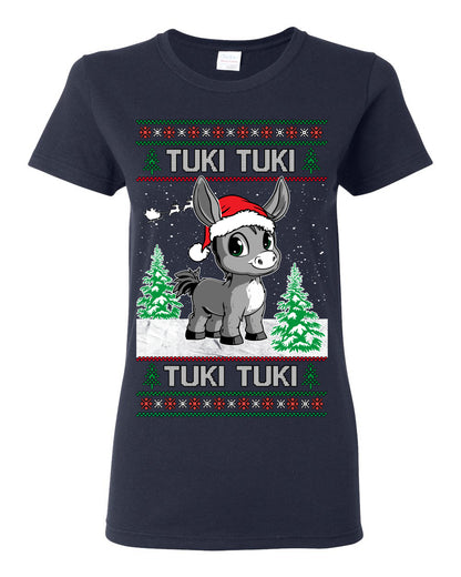 Tuki Tuki Tuki Funny Spanish Music Lyrics, Espanol Ropa Feo Sueter Navideno, Ugly Christmas Sweater Ugly Christmas Womens Graphic T-Shirt