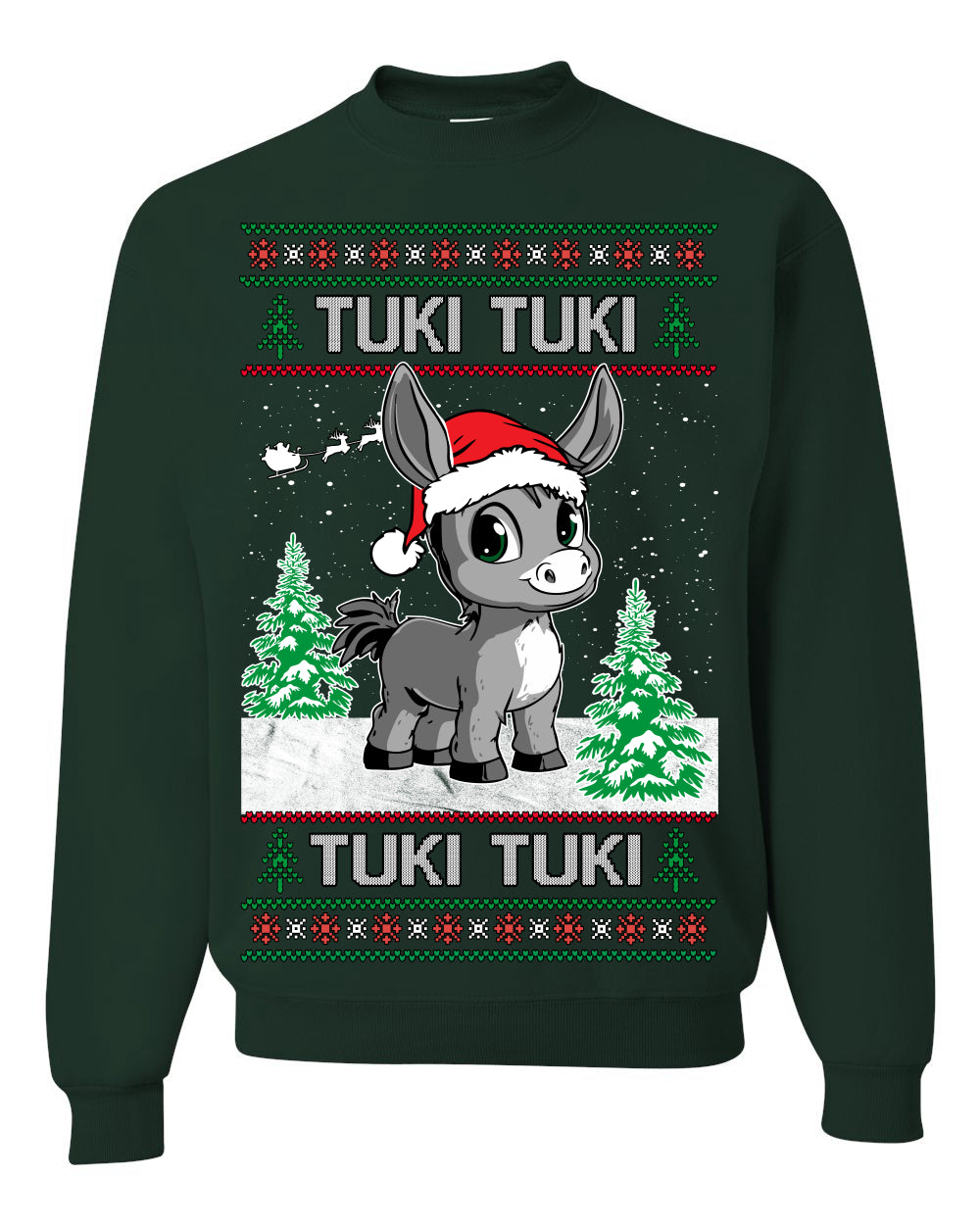 Tuki Tuki Tuki Funny Spanish Music Lyrics, Espanol Ropa Feo Sueter Navideno, Ugly Christmas Sweater Ugly Christmas Unisex Crewneck Sweatshirt