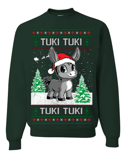Tuki Tuki Tuki Funny Spanish Music Lyrics, Espanol Ropa Feo Sueter Navideno, Ugly Christmas Sweater Ugly Christmas Unisex Crewneck Sweatshirt