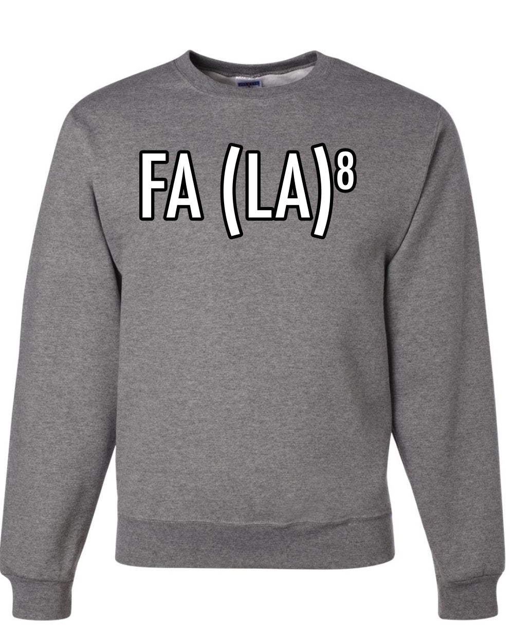 Fa La La La La Funny Scientific Notation Music Song Lyrics Deck the Halls, Science Humor Winter Holiday Ugly Christmas Unisex Crewneck Sweatshirt