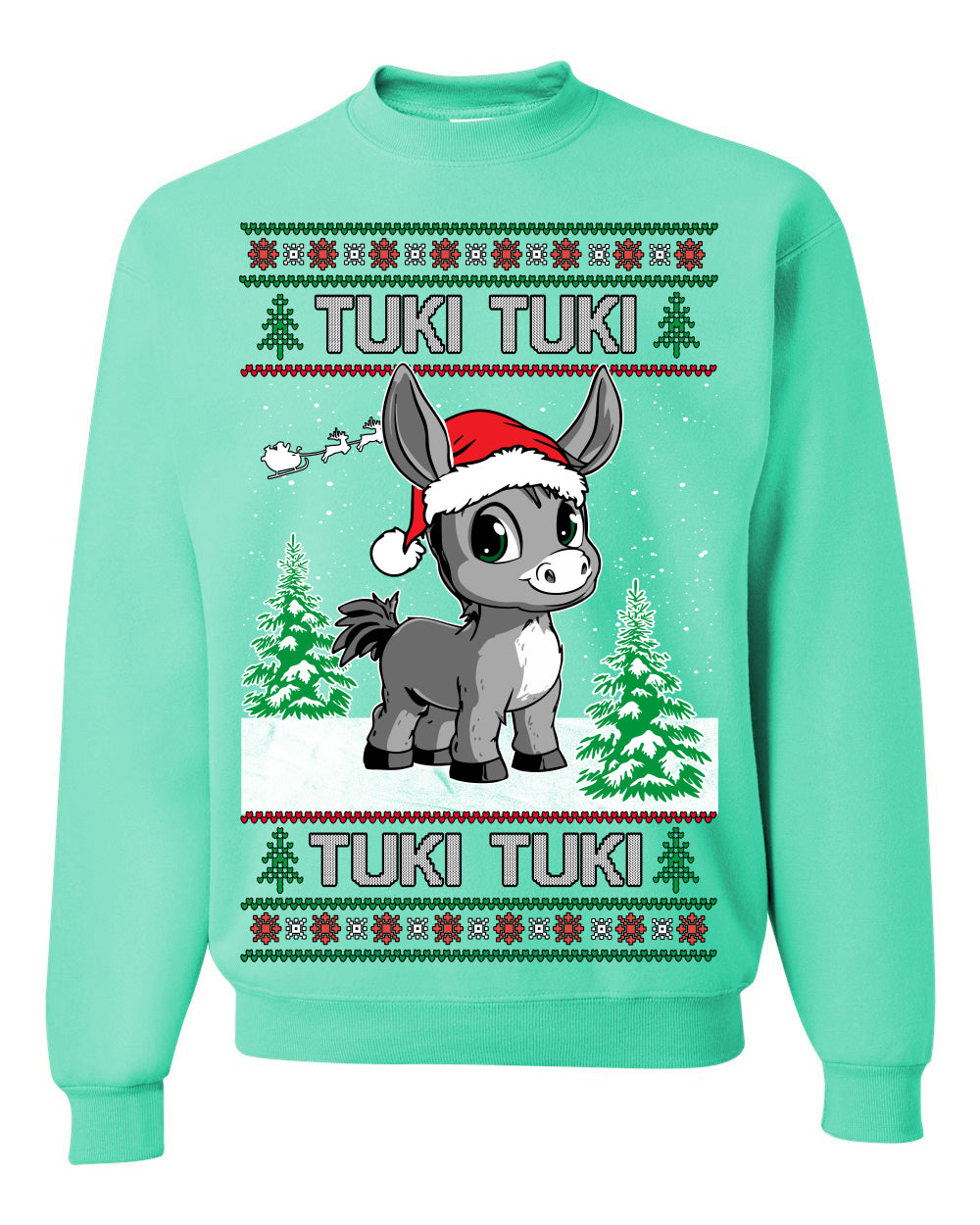 Tuki Tuki Tuki Funny Spanish Music Lyrics, Espanol Ropa Feo Sueter Navideno, Ugly Christmas Sweater Ugly Christmas Unisex Crewneck Sweatshirt
