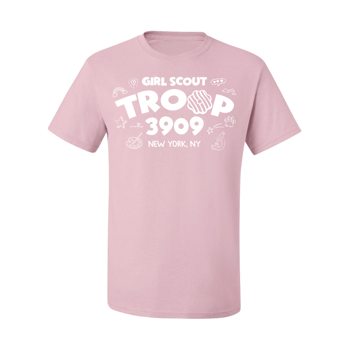 Girl Scouts Troop 3909 Adult T-Shirt