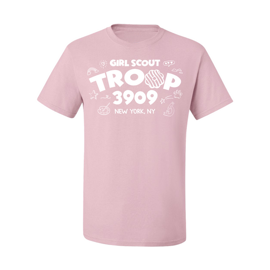 Girl Scouts Troop 3909 Adult T-Shirt