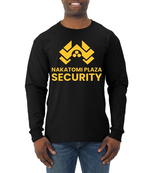 Nakatomi Plaza Security Movie Ugly Christmas Sweater, Christmas Gifts, Funny Xmas Gift Idea, Mens Long Sleeve Shirt