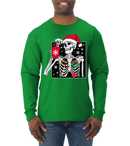 When You're Dead Inside But It's Christmas Ugly Christmas Sweater, Christmas Gifts, Funny Xmas Gift Idea, Mens Long Sleeve Shirt