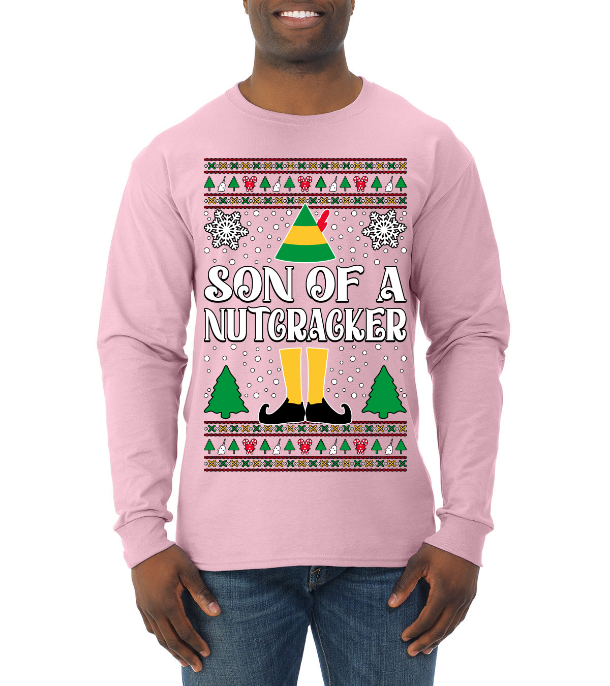 Son Of A Nutcracker Christmas Movie Quote, Christmas Gifts, Funny Xmas Gift Idea, Ugly Christmas Sweater Mens Long Sleeve Shirt