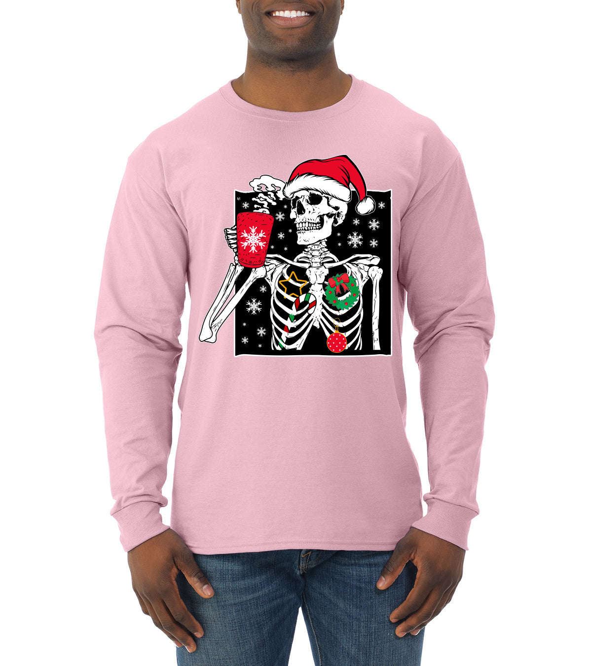 When You're Dead Inside But It's Christmas Ugly Christmas Sweater, Christmas Gifts, Funny Xmas Gift Idea, Mens Long Sleeve Shirt