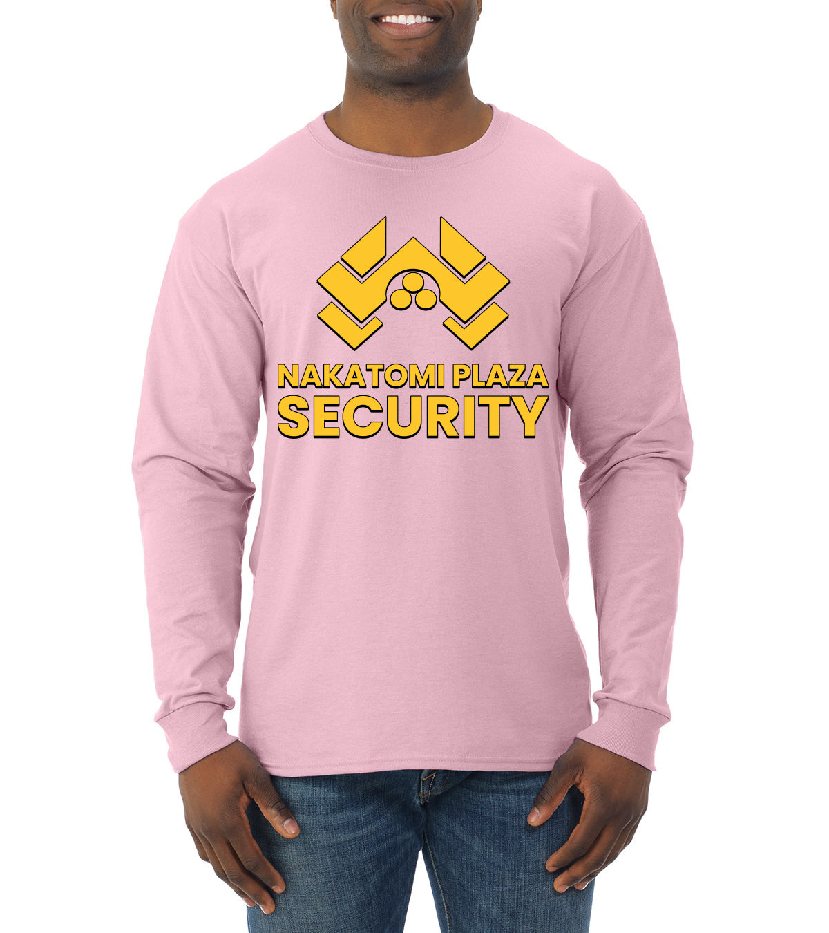 Nakatomi Plaza Security Movie Ugly Christmas Sweater, Christmas Gifts, Funny Xmas Gift Idea, Mens Long Sleeve Shirt