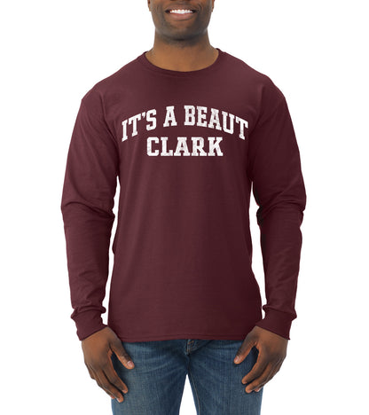 Vintage Movie Quote It's A Beaut Clark, Christmas Gifts, Funny Xmas Gift Idea, Ugly Christmas Sweater Mens Long Sleeve Shirt