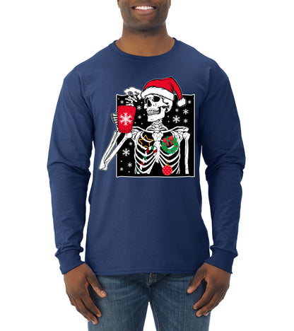 When You're Dead Inside But It's Christmas Ugly Christmas Sweater, Christmas Gifts, Funny Xmas Gift Idea, Mens Long Sleeve Shirt