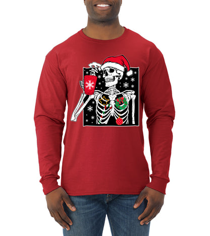 When You're Dead Inside But It's Christmas Ugly Christmas Sweater, Christmas Gifts, Funny Xmas Gift Idea, Mens Long Sleeve Shirt