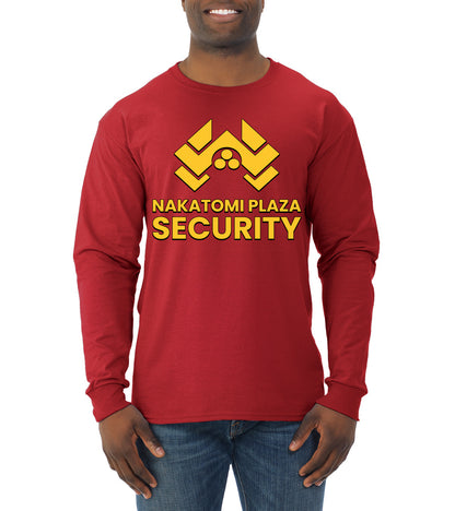 Nakatomi Plaza Security Movie Ugly Christmas Sweater, Christmas Gifts, Funny Xmas Gift Idea, Mens Long Sleeve Shirt