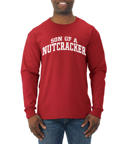 Vintage Movie Quote Son Of A Nutcracker, Christmas Gifts, Funny Xmas Gift Idea, Ugly Christmas Sweater Mens Long Sleeve Shirt