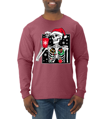 When You're Dead Inside But It's Christmas Ugly Christmas Sweater, Christmas Gifts, Funny Xmas Gift Idea, Mens Long Sleeve Shirt