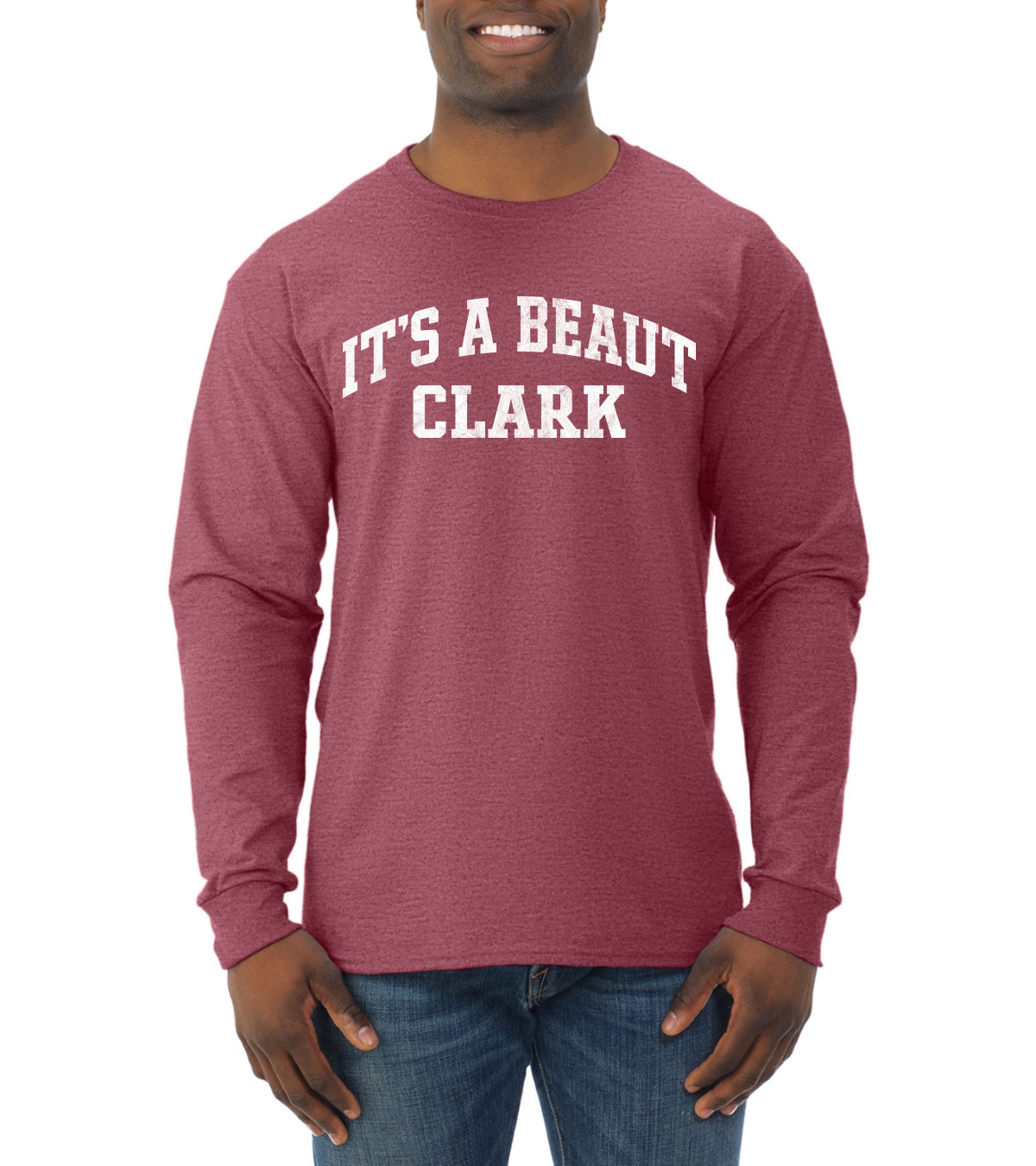 Vintage Movie Quote It's A Beaut Clark, Christmas Gifts, Funny Xmas Gift Idea, Ugly Christmas Sweater Mens Long Sleeve Shirt