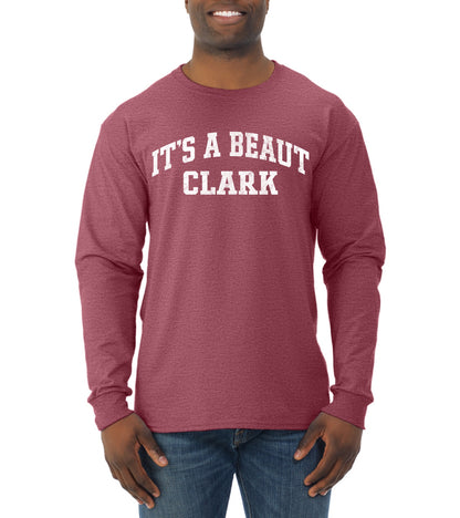Vintage Movie Quote It's A Beaut Clark, Christmas Gifts, Funny Xmas Gift Idea, Ugly Christmas Sweater Mens Long Sleeve Shirt