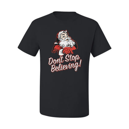 Men's Graphic Christmas T-Shirt Santa Dont Stop Believing  Ugly Christmas T-shirt  Ugly Christmas  Men's T-Shirt