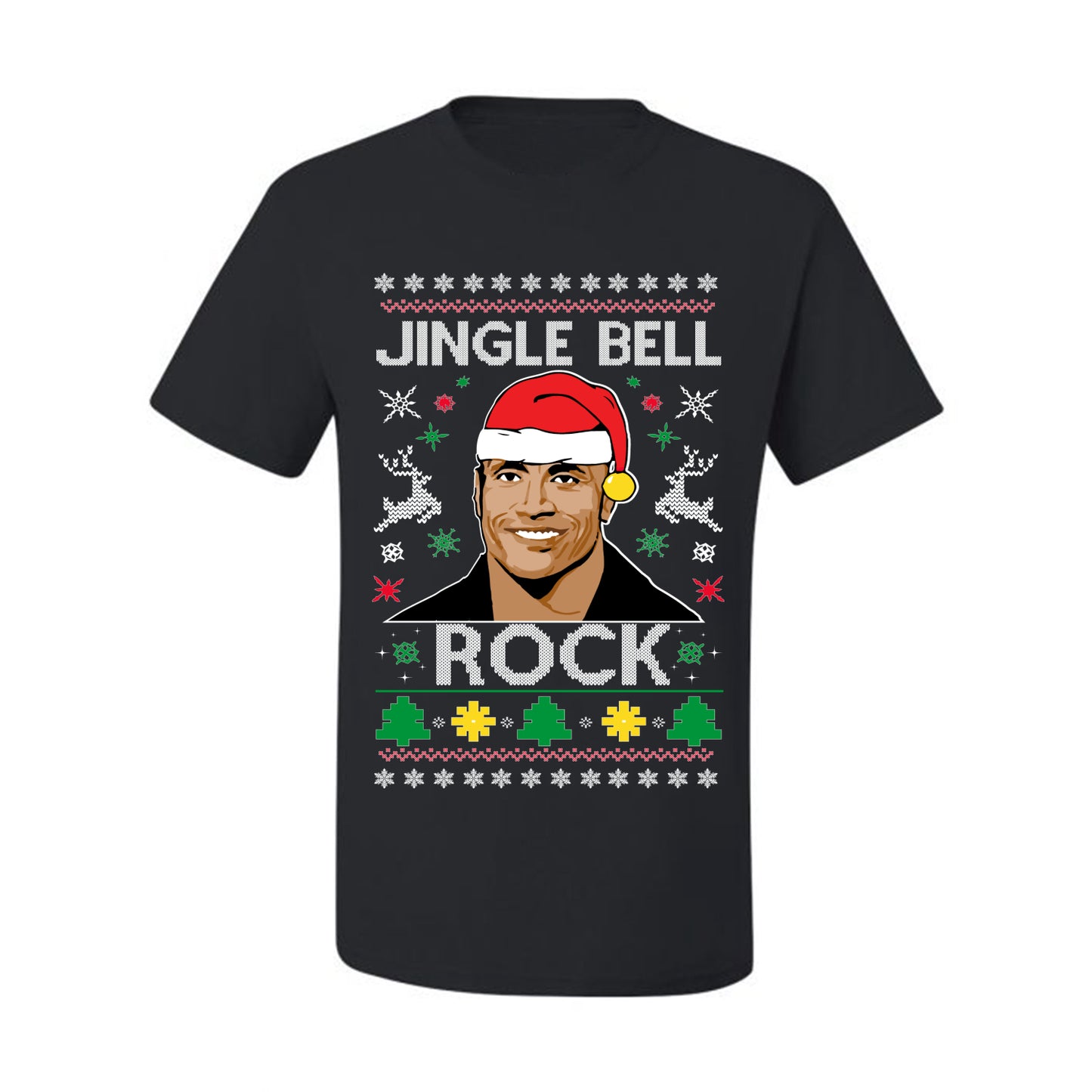 Jingle Bell Rock, Christmas Gifts, Funny Xmas Gift Idea, Ugly Christmas Sweater Men's T-Shirt