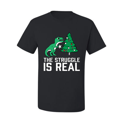 Ugly Christmas Tshirt, The Struggle is Real, Christmas T-Rex,  Scoop Top Ugly Christmas Tshirt Men's Graphic T-Shirt Ugly Christmas  Men's T-Shirt