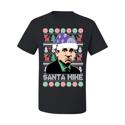 The Office Santa Mike Michael Scott Graphic  Ugly Xmas  T-shirt Ugly Christmas T-shirt  Ugly Christmas  Men's T-Shirt