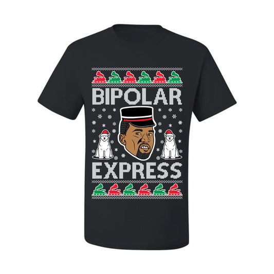 Funny Ugly Xmas Holiday T-shirt  Bipolar Express Ye Bipolar Express Ye Premium  Ugly Christmas T-shirt  Ugly Christmas  Men's T-Shirt
