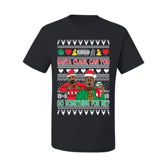 Santa Claus, Can You Do Something For Me? ,Christmas Gifts, Funny Xmas Gift Idea, Ugly Christmas Sweater Men's T-Shirt