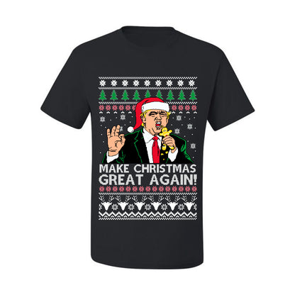 Funny Graphic Meme Ugly  Christmas  Tshirt , Donald Trump, "Make Christmas Great Again" Ugly Christmas Tshirt Men's Graphic T-Shirt Ugly Christmas  Men's T-Shirt