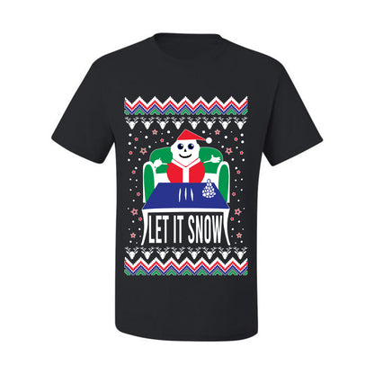 Ugly Merry Xmas Tshirt  Let It Snow Cocaine Santa  Ugly Christmas Tshirt Men's Graphic T-Shirt Ugly Christmas  Men's T-Shirt