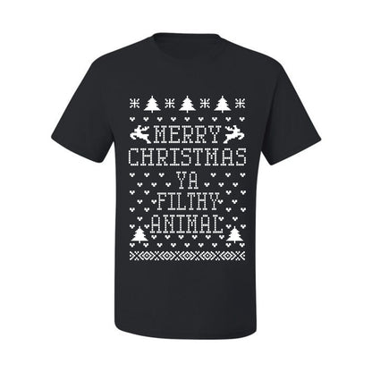 Merry Xmas You Filthy Animal, Christmas Gifts, Funny Xmas Gift Idea, Ugly Christmas Sweater Men's T-Shirt