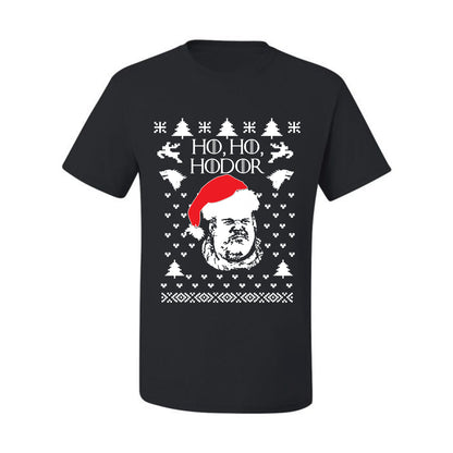 GoT Ugly Xmas  Tshirt, "Ho Ho Hodor" Ugly Christmas Tshirt Men's Graphic T-Shirt Ugly Christmas  Men's T-Shirt