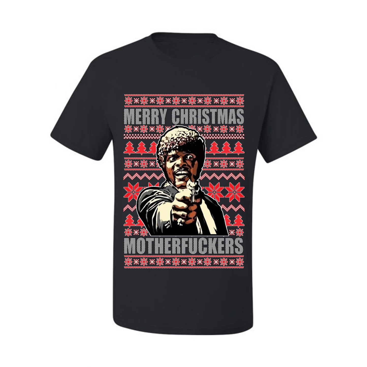 Ugly Xmas Tshirt , Merry Christmas Motherfuckers Ugly Christmas Tshirt Men's Graphic T-Shirt Ugly Christmas  Men's T-Shirt