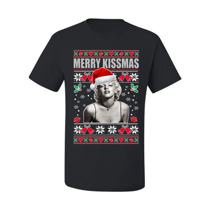 Merry Kissmas Marilyn Monroe, Christmas Gifts, Funny Xmas Gift Idea, Ugly Christmas Sweater Men's T-Shirt