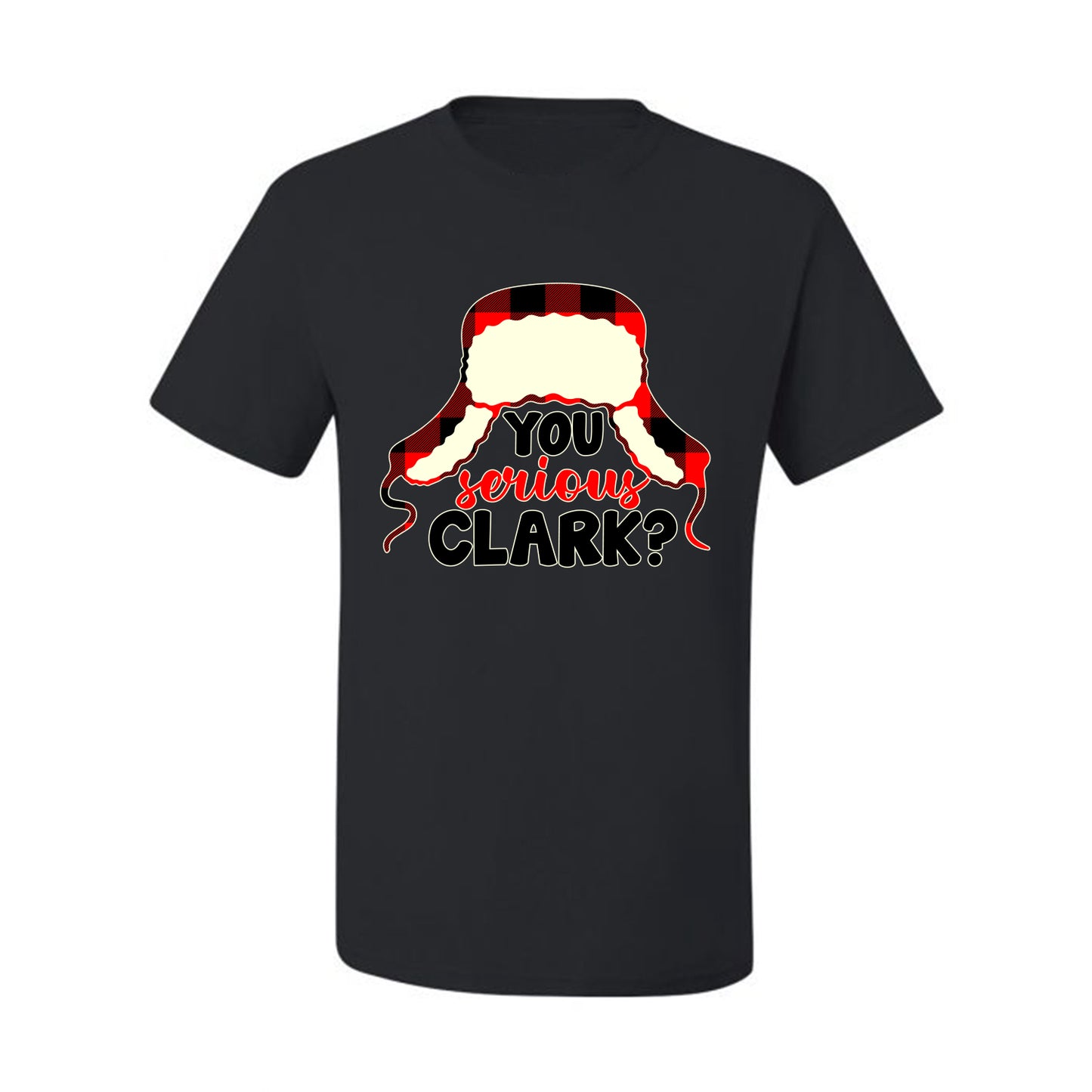 Women's Christmas Top Scoop , You Serious Clark? Wild Bobby Ugly Christmas Tshirt Men's Graphic T-Shirt Ugly Christmas  Men's T-Shirt