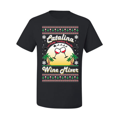 Men's Graphic T-Shirt Ugly Xmas Tshirt, Catalina Wine Mixer Boats and Hoes Step Brothers, Ugly Christmas Tshirt Men's Graphic T-Shirt Ugly Christmas  Men's T-Shirt