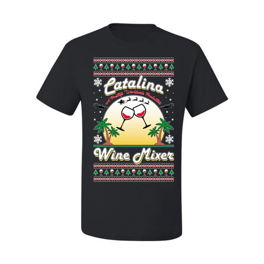 Men's Graphic T-Shirt Ugly Xmas Tshirt, Catalina Wine Mixer Boats and Hoes Step Brothers, Ugly Christmas Tshirt Men's Graphic T-Shirt Ugly Christmas  Men's T-Shirt