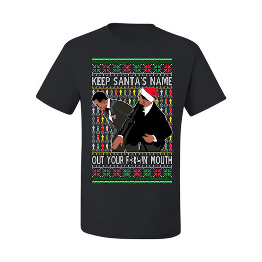 Ugly Xmas  Tshirt Graphic Will Slaps Chris Award Show Wife Joke Meme Clean Parody  Ugly Christmas Tshirt Men's Graphic T-Shirt Ugly Christmas  Men's T-Shirt