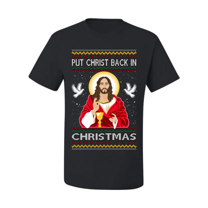 Put Christ Back In Christmas , Merry Christmas Tee, Ugly Christmas,  Sweater Men's T-Shirt