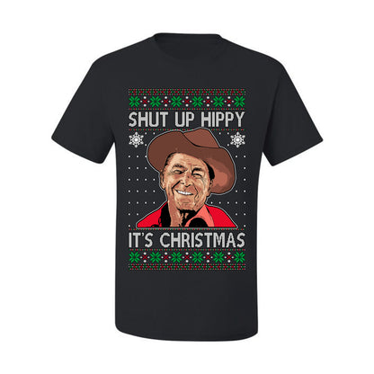 Shut Up Hippy It's Christmas , Merry Christmas Tee, Ugly Christmas,  Sweater Men's T-Shirt