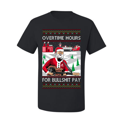 Overtime Hours Rich Men North of Richmond, Christmas Gifts, Funny Xmas Gift Idea, Ugly Christmas Sweater Men's T-Shirt