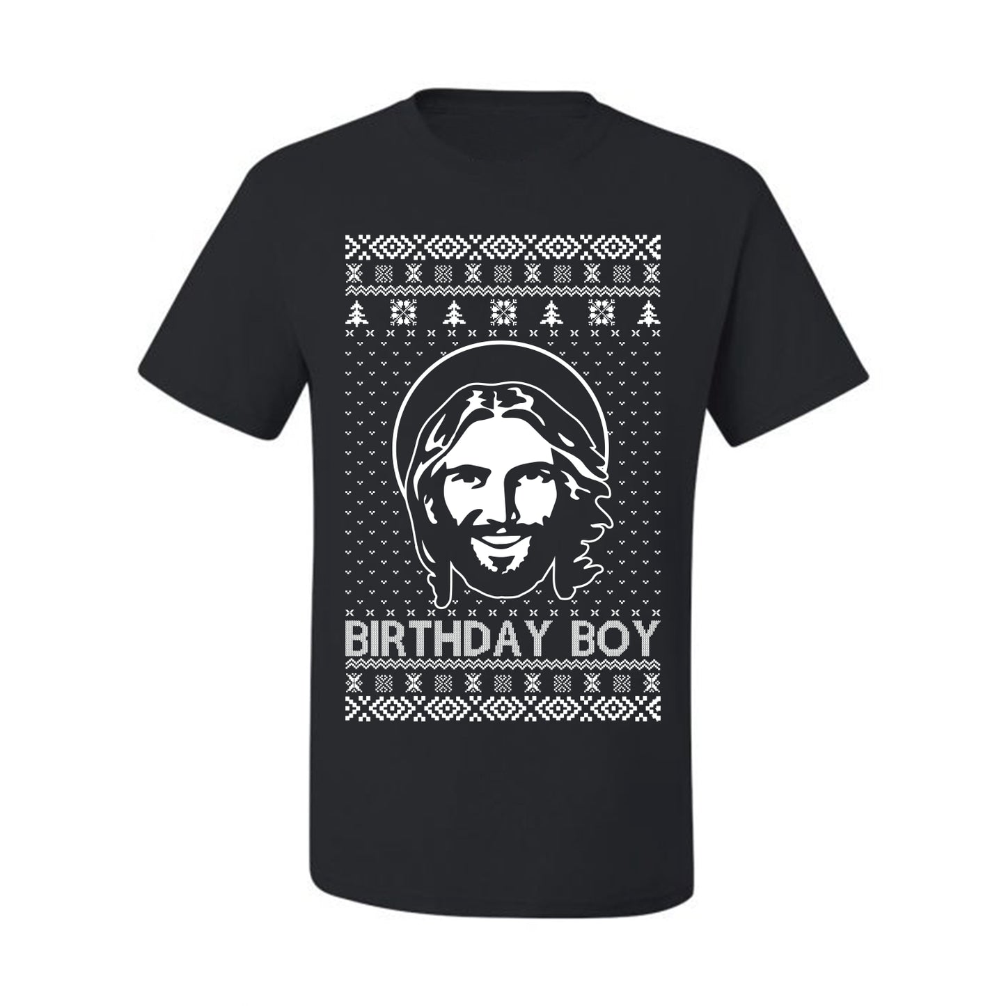 Birthday Boy Jesus Christ, Christmas Gifts, Funny Xmas Gift Idea, Ugly Christmas Sweater Men's T-Shirt